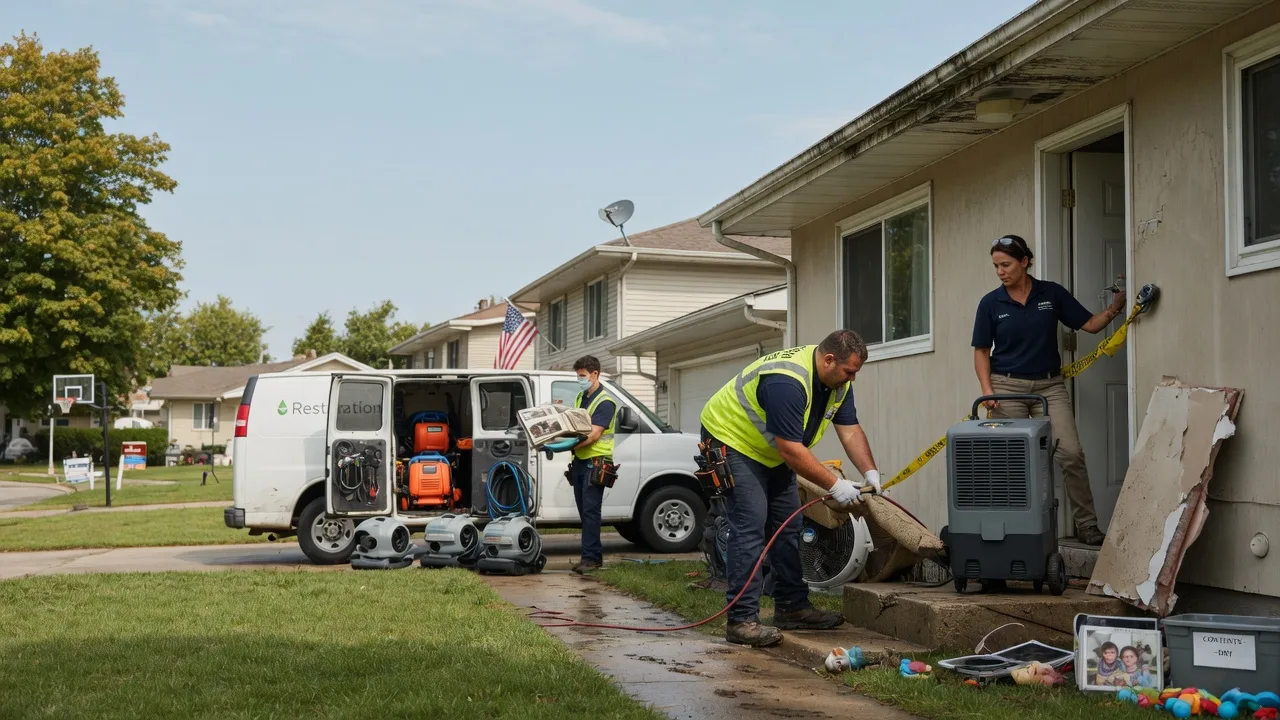 Water Damage Restoration in Thompsonville, IL near me